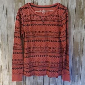 Made for Life pinky-coral thermal shirt